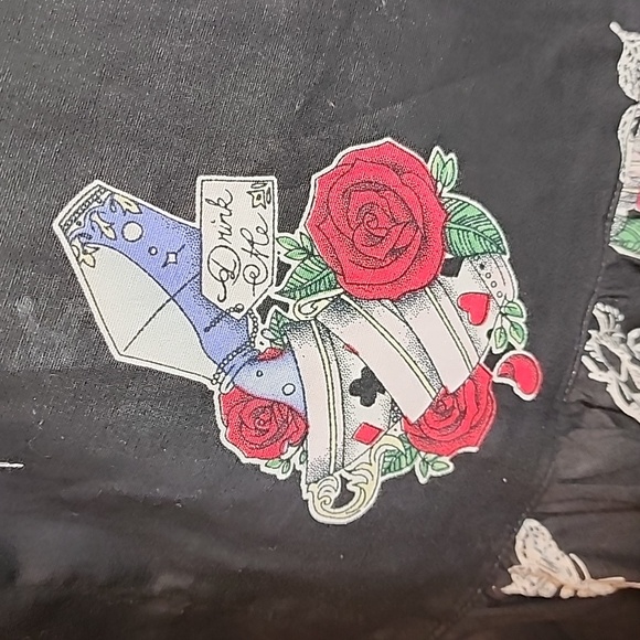 Hell Bunny *RARE* Drink Me dress w heart shaped back cutout - Picture 4 of 7